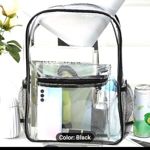 Clear See Thru Stadium Concert‎ Work Backpack Waterproof